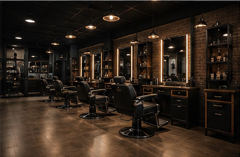Interieur barbershop